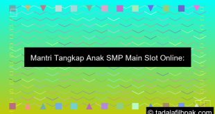 Cek Mantri Tangkap Anak Smp Main Slot Online