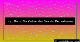 Joyo Rony Pasang Slot Online Di Perpustakaan