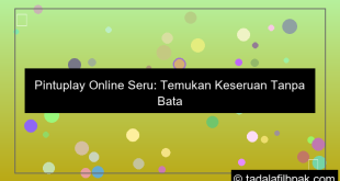 pintuplay online seru