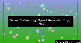 server thailand high speed